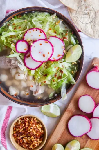 Pozole con Rábano